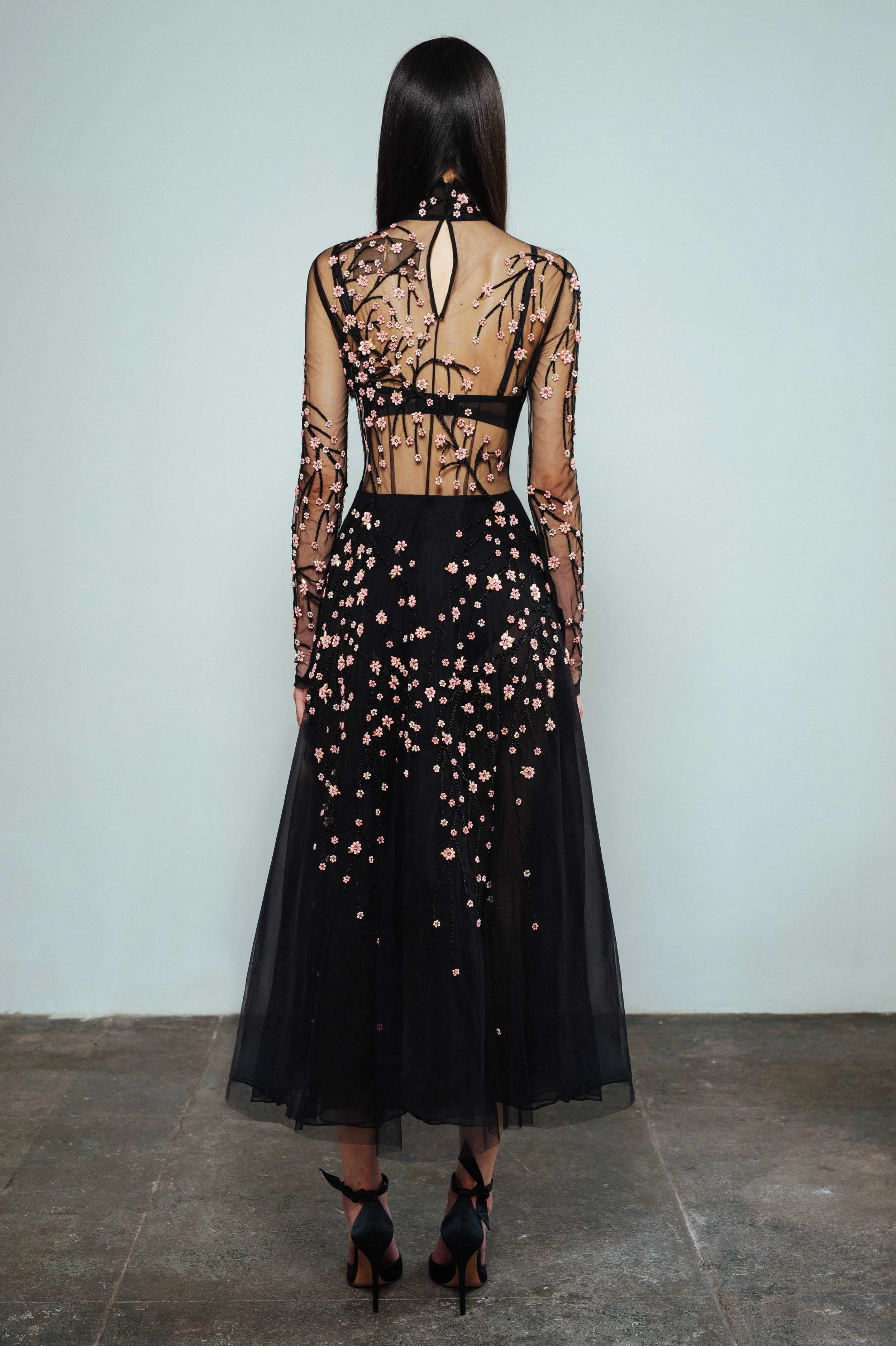 値下げ　mamekurogouchi CherryBlossom Dress 値下げ mamekurogouchi CherryBlossom Dress